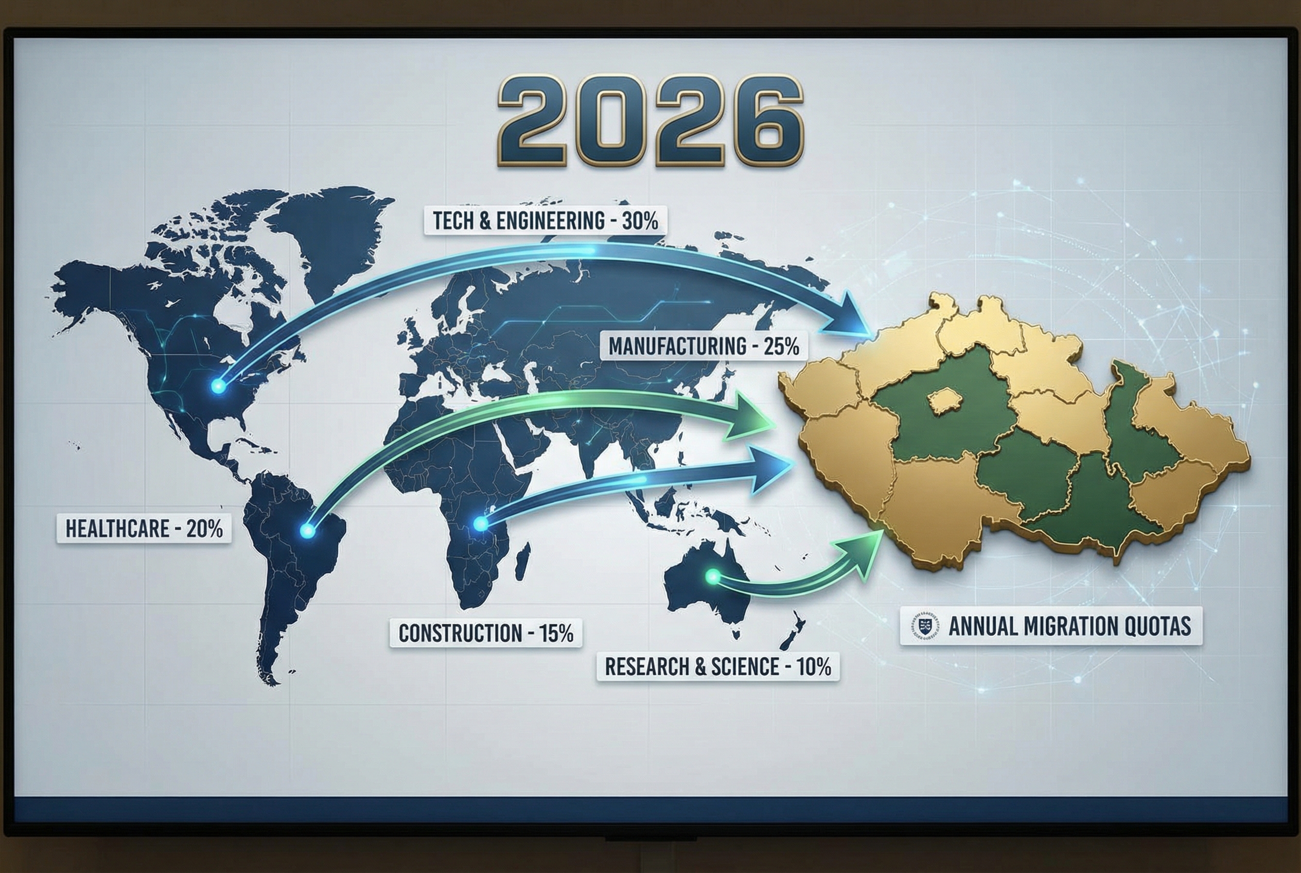 Kvóty pro ekonomickou migraci 2026